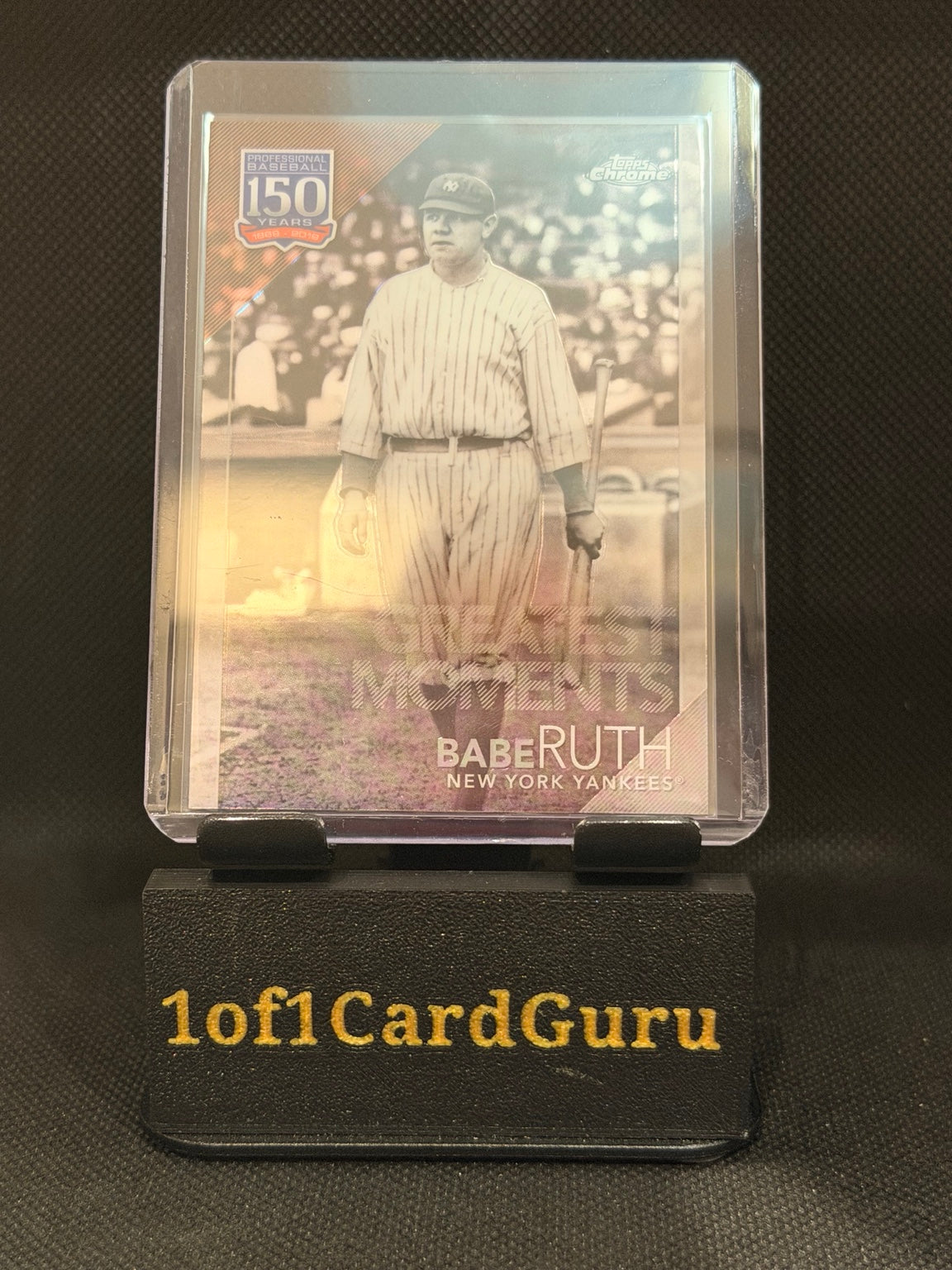 2019 Topps Chrome Update Babe Ruth Greatest Moments #150C-11 — front