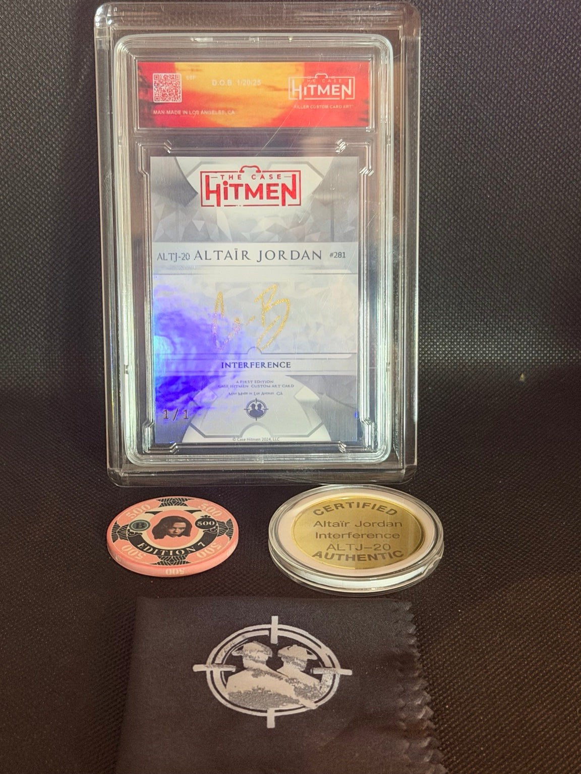 2024 The Case Hitmen Altaïr Jordan #281 ALTJ-20 Interference 1/1 Custom Card