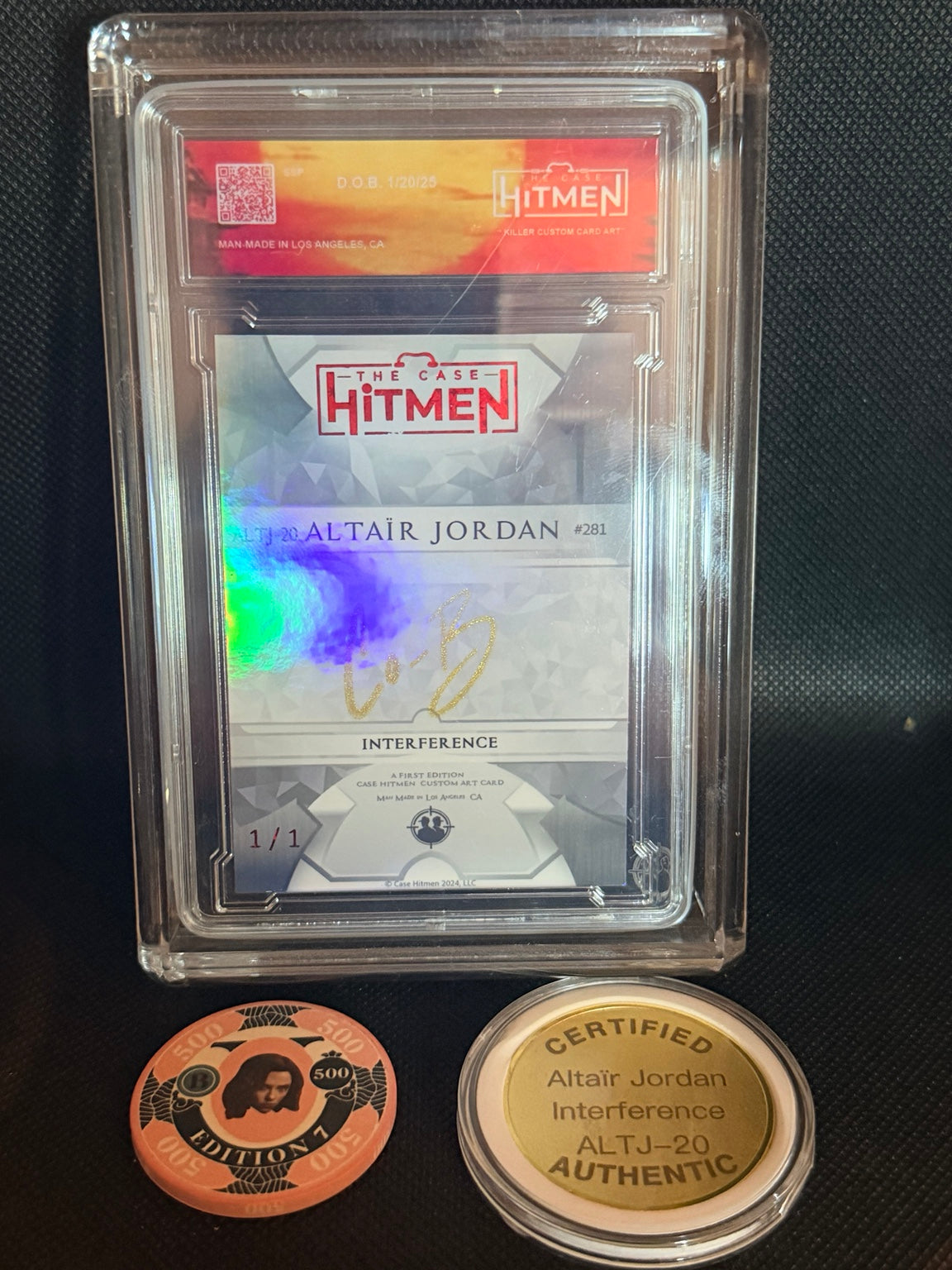 2024 The Case Hitmen Altaïr Jordan #281 ALTJ-20 Interference 1/1 Custom Card