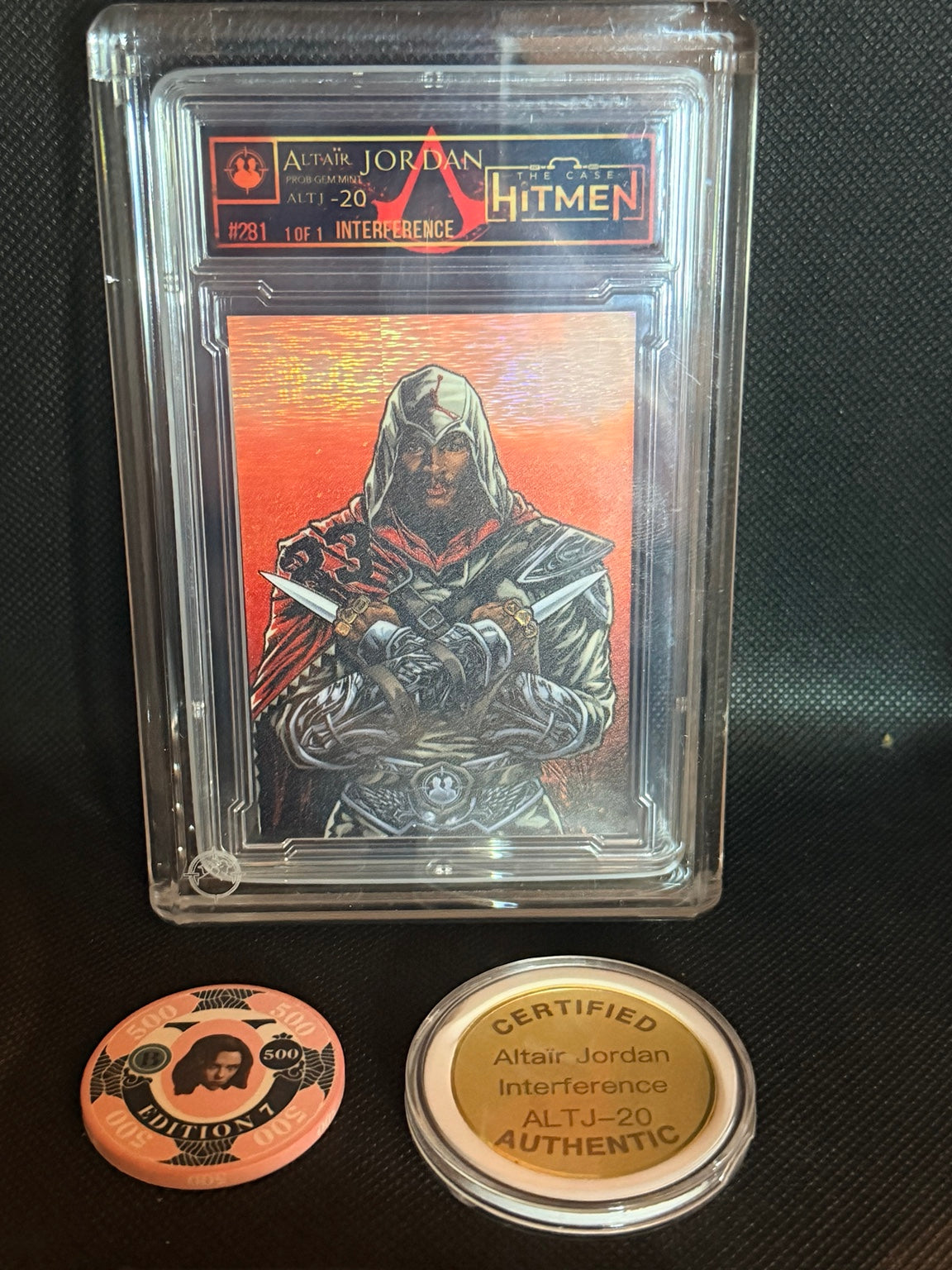 2024 The Case Hitmen Altaïr Jordan #281 ALTJ-20 Interference 1/1 Custom Card