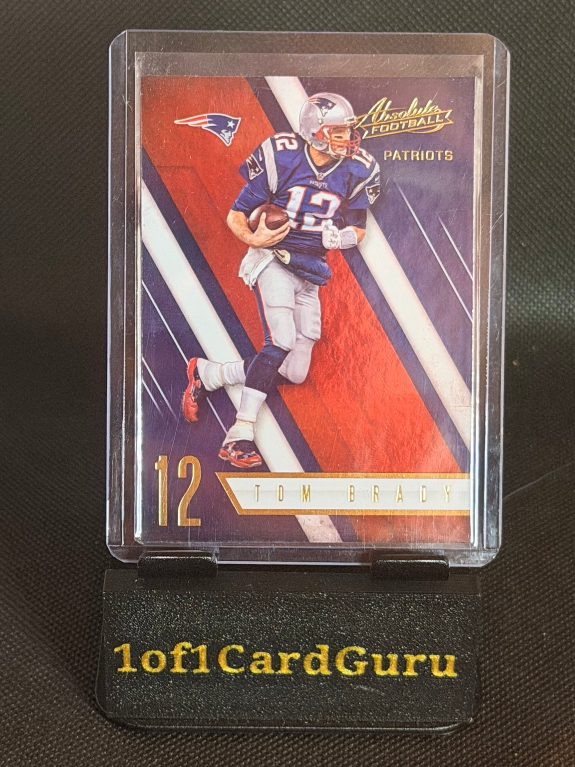 2016 Panini Absolute Tom Brady #42 — New England Patriots front