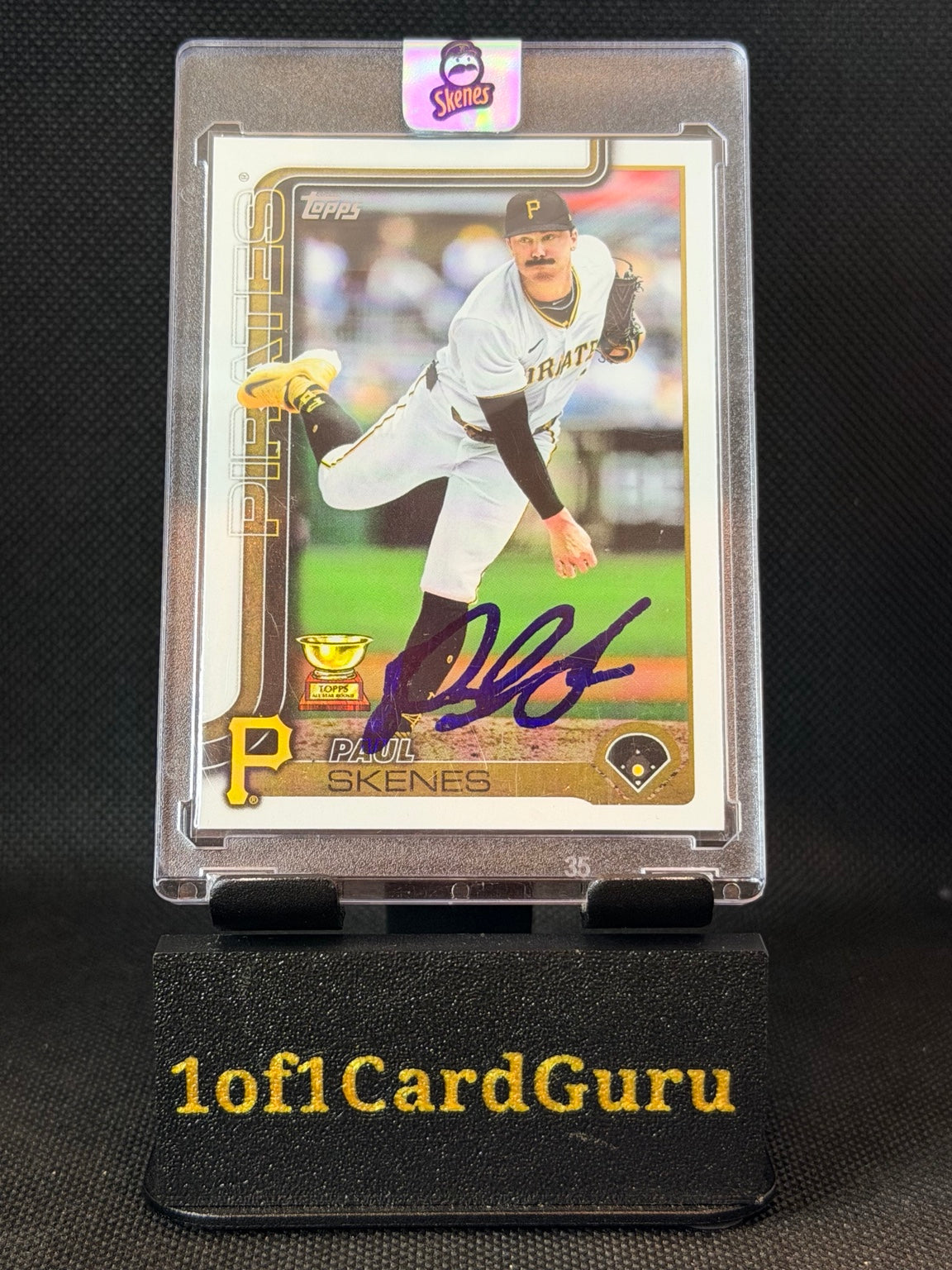 2025 Topps Series 1 Paul Skenes #98 In-Person Autograph — front