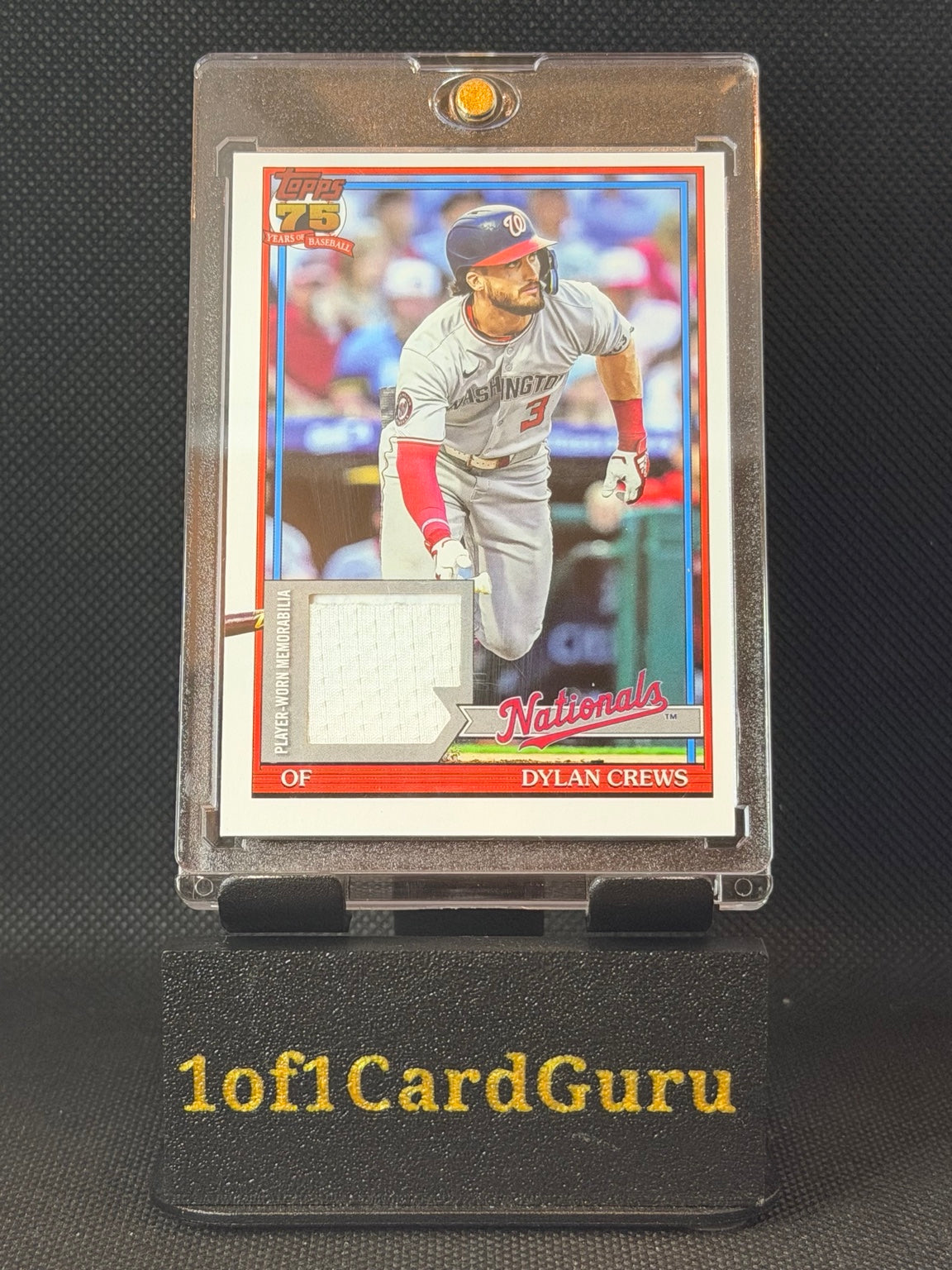Front of trading card
