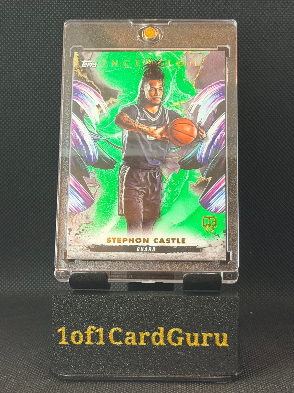 Front of trading card