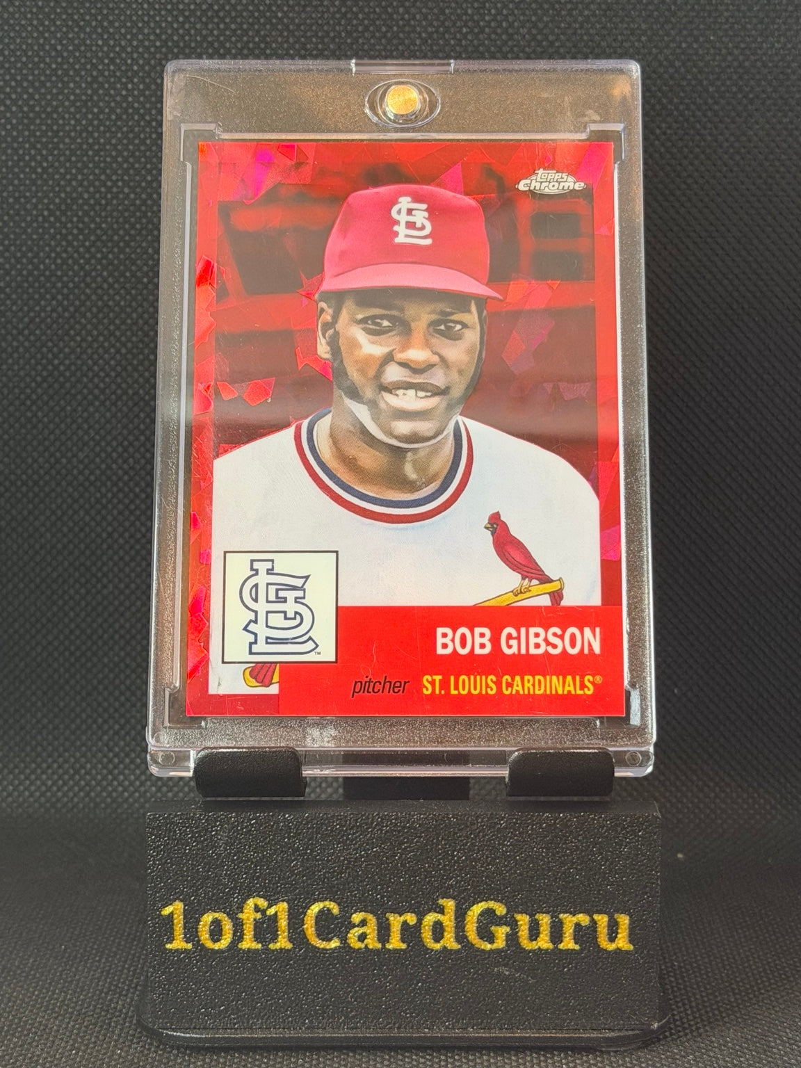 Front of trading card