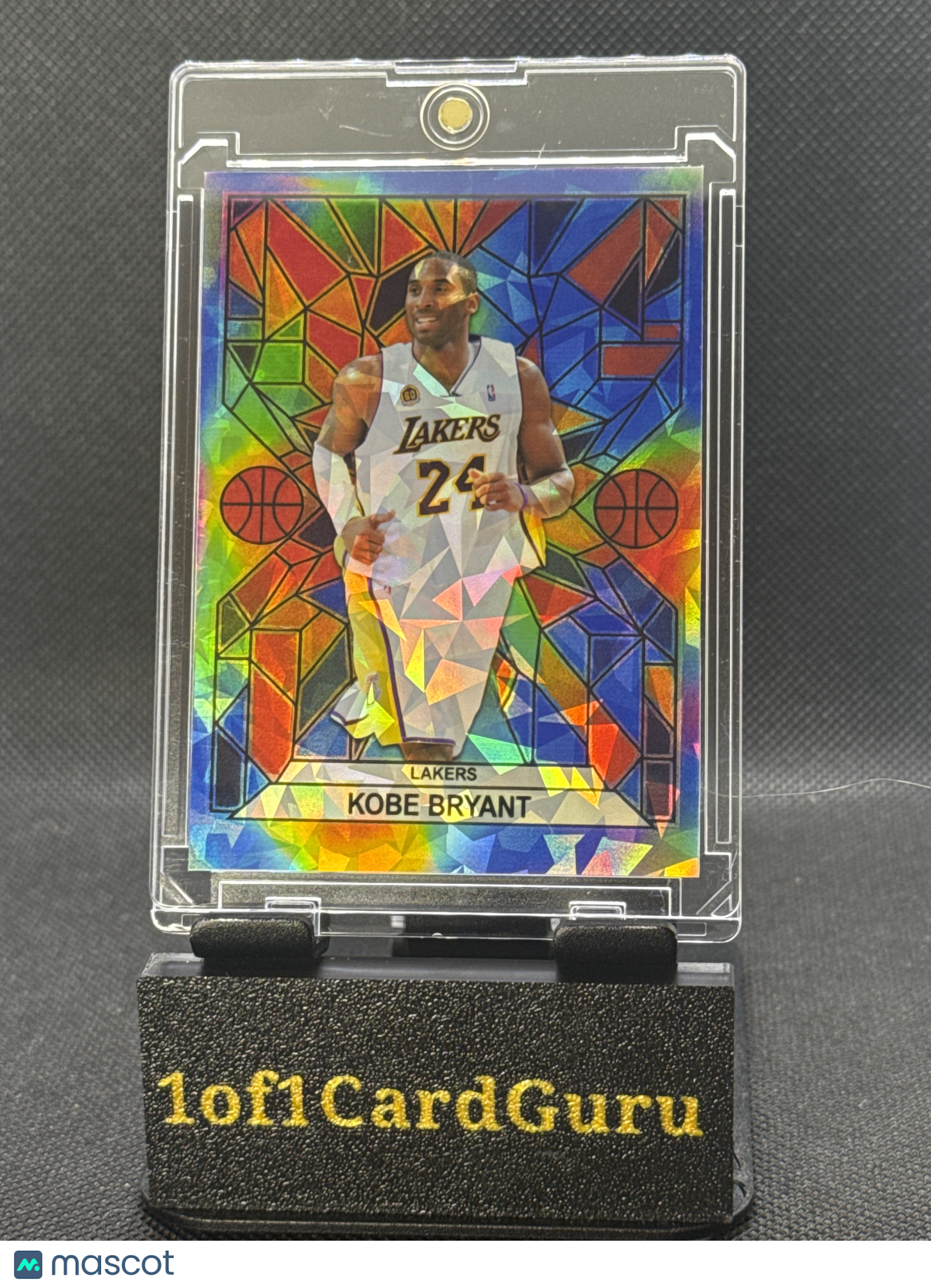 Kobe Bryant Custom Stained Glasd