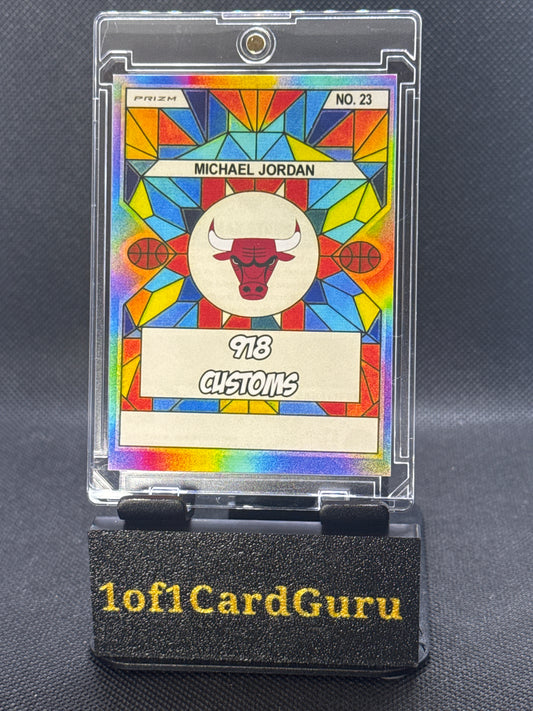 Michael Jordan stained glass custom