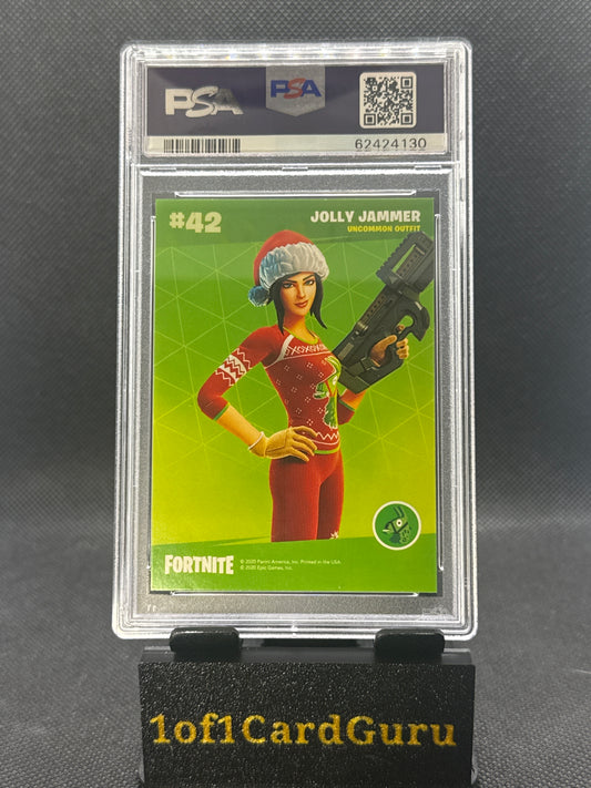 2020 Panini Fortnite Jolly Jammer Hologram #42 PSA 10