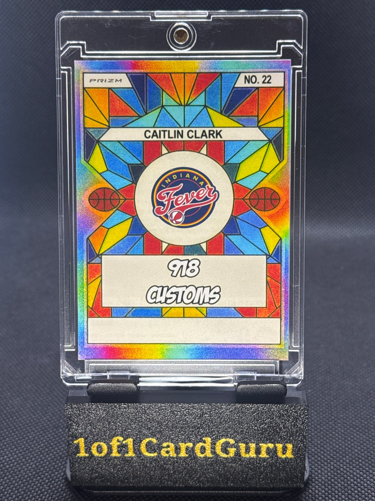 Caitlin Clark Custom Stained Glass